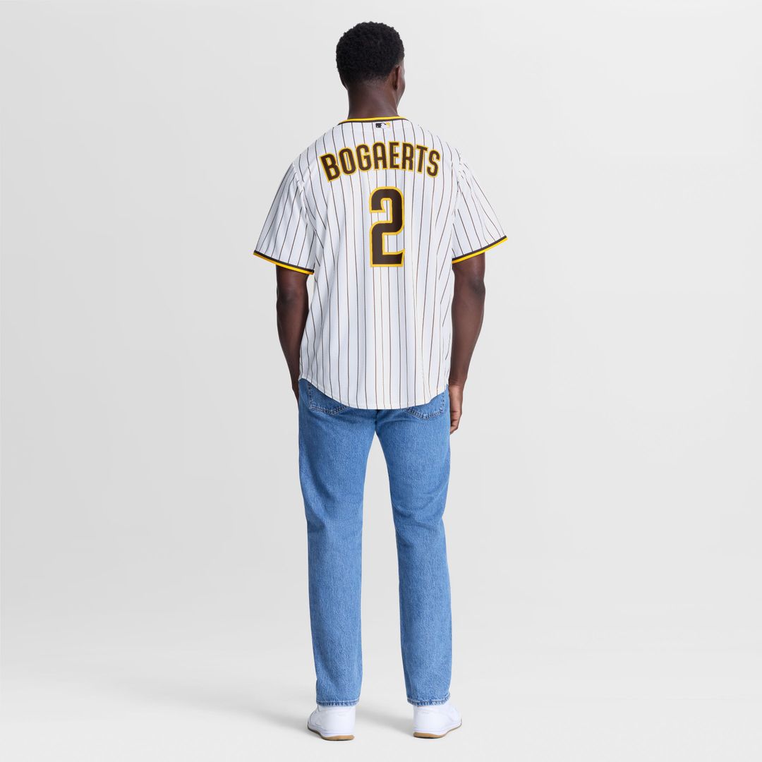 San Diego Padres Xander Bogaerts White Home Replica Baseball Jersey | MLB Baseball Jersey