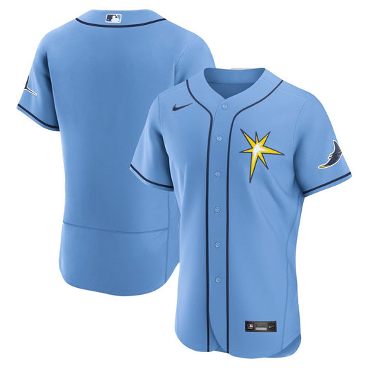 Tampa Bay Rays Light Blue Alternate Authentic Baseball Jersey