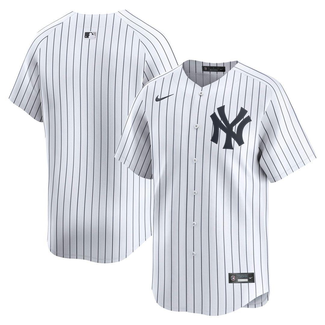 New York Yankees White Home Limited Baseball Jersey