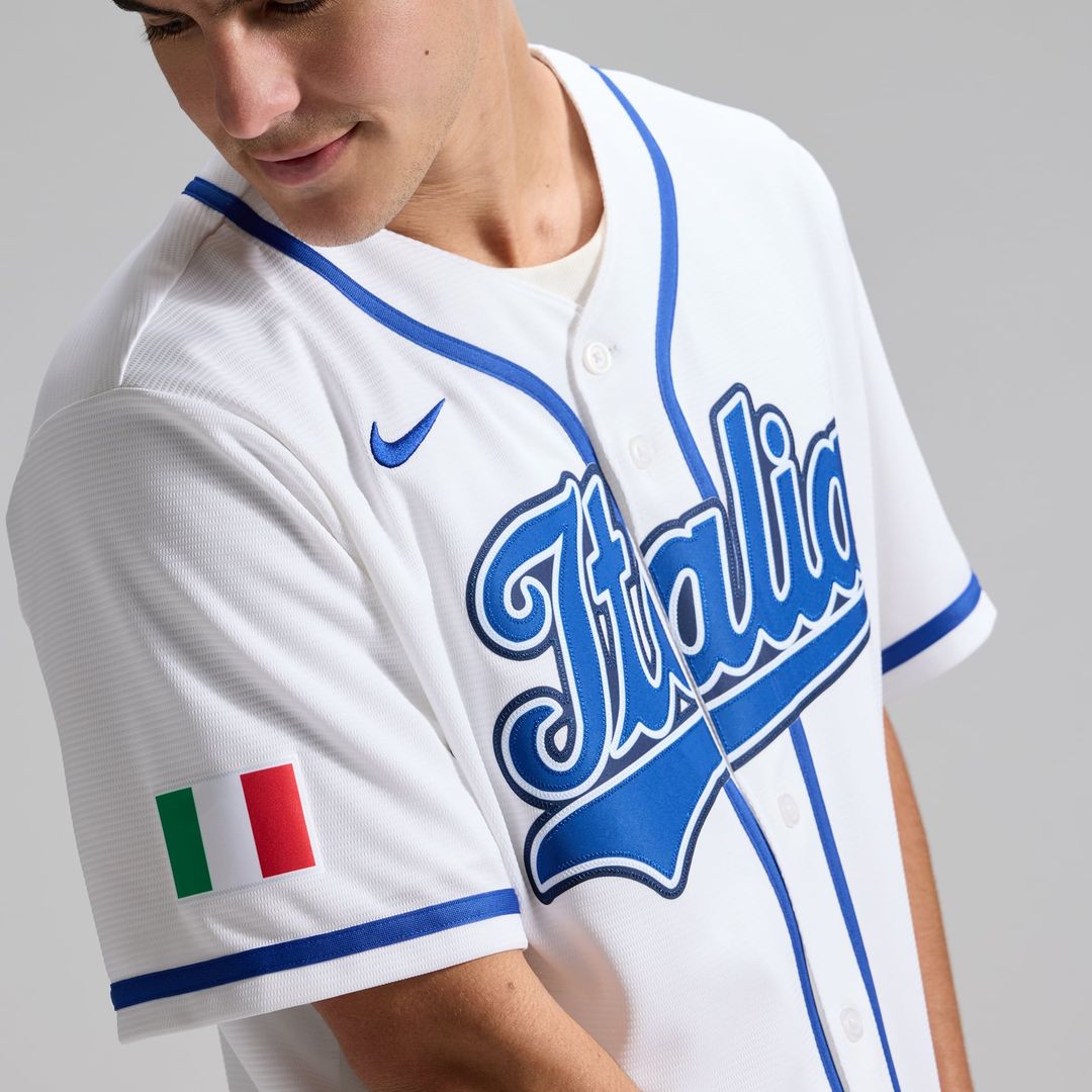 Italy Baseball Vinnie Pasquantino White 2026 World Baseball Classic Home Stadium Baseball Jersey | MLB Baseball Jersey