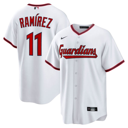 Cleveland Guardians José Ramírez White Home Replica Baseball Jersey