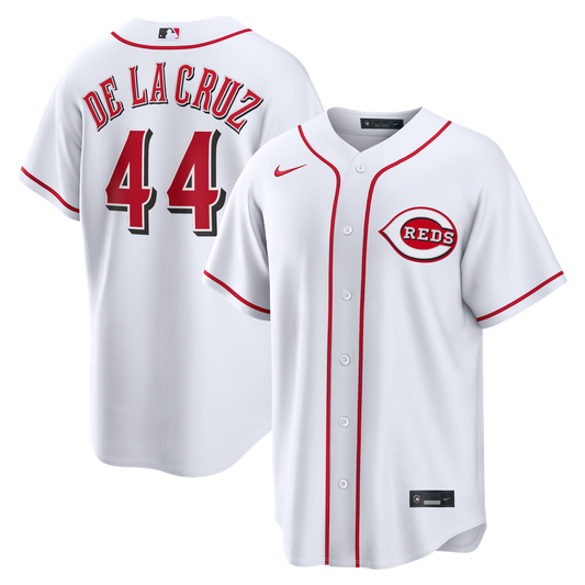 Cincinnati Reds Elly De La Cruz White Home Replica Baseball Jersey