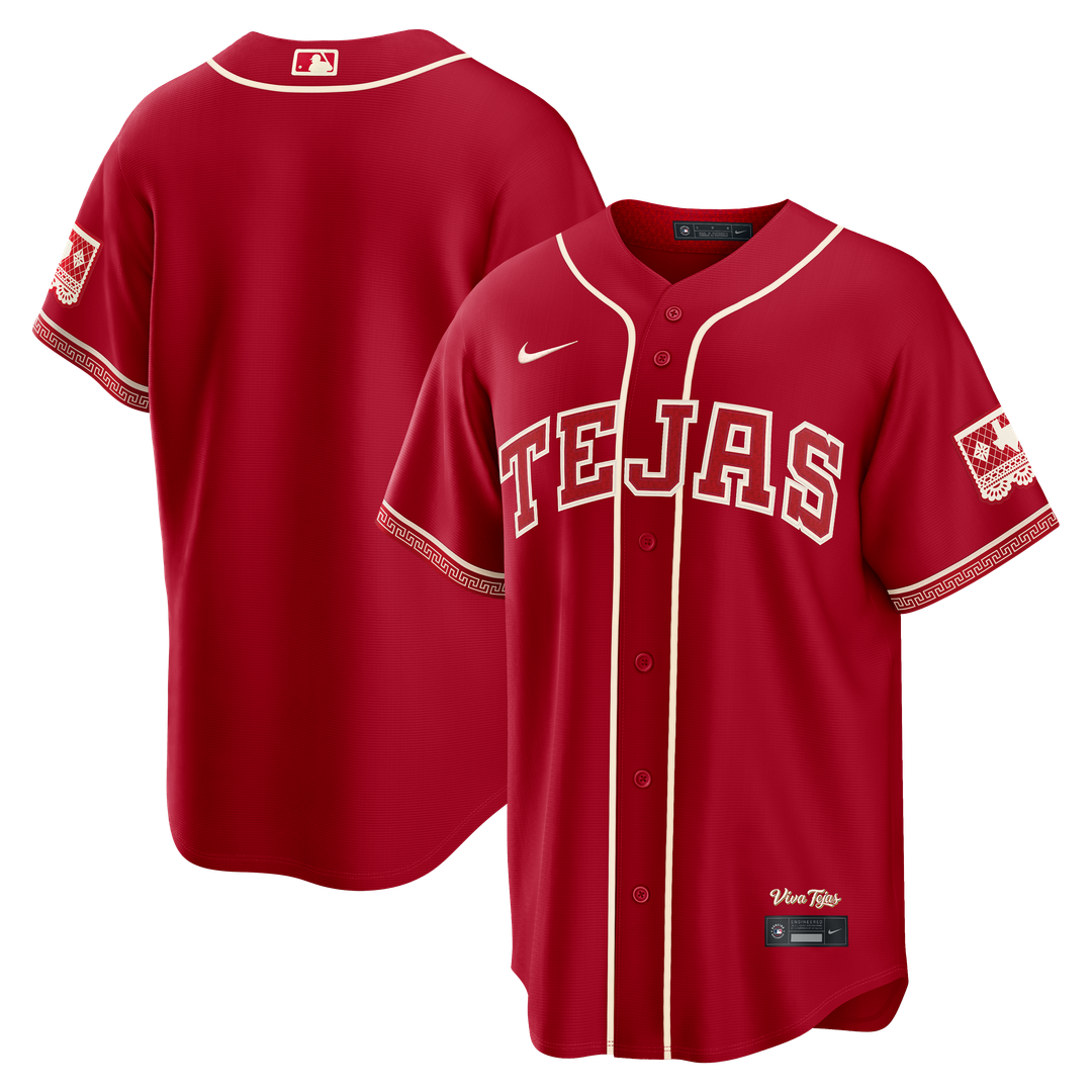Texas Rangers Red 2026 City Connect Stadium Baseball Jersey