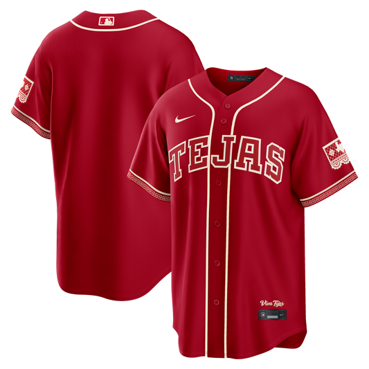 Texas Rangers Red 2026 City Connect Stadium Baseball Jersey