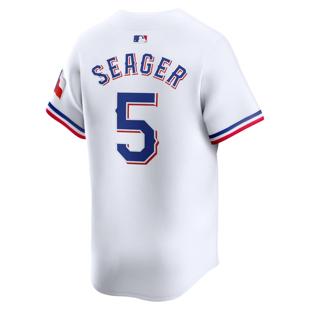 Texas Rangers Corey Seager White Home Limited Baseball Jersey | MLB Baseball Jersey