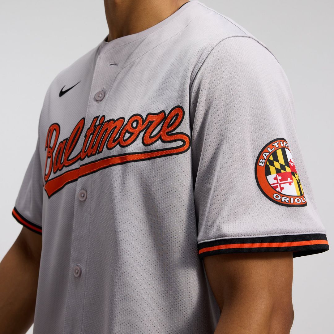 Baltimore Orioles Gray Road Limited Baseball Jersey | MLB Baseball Jersey