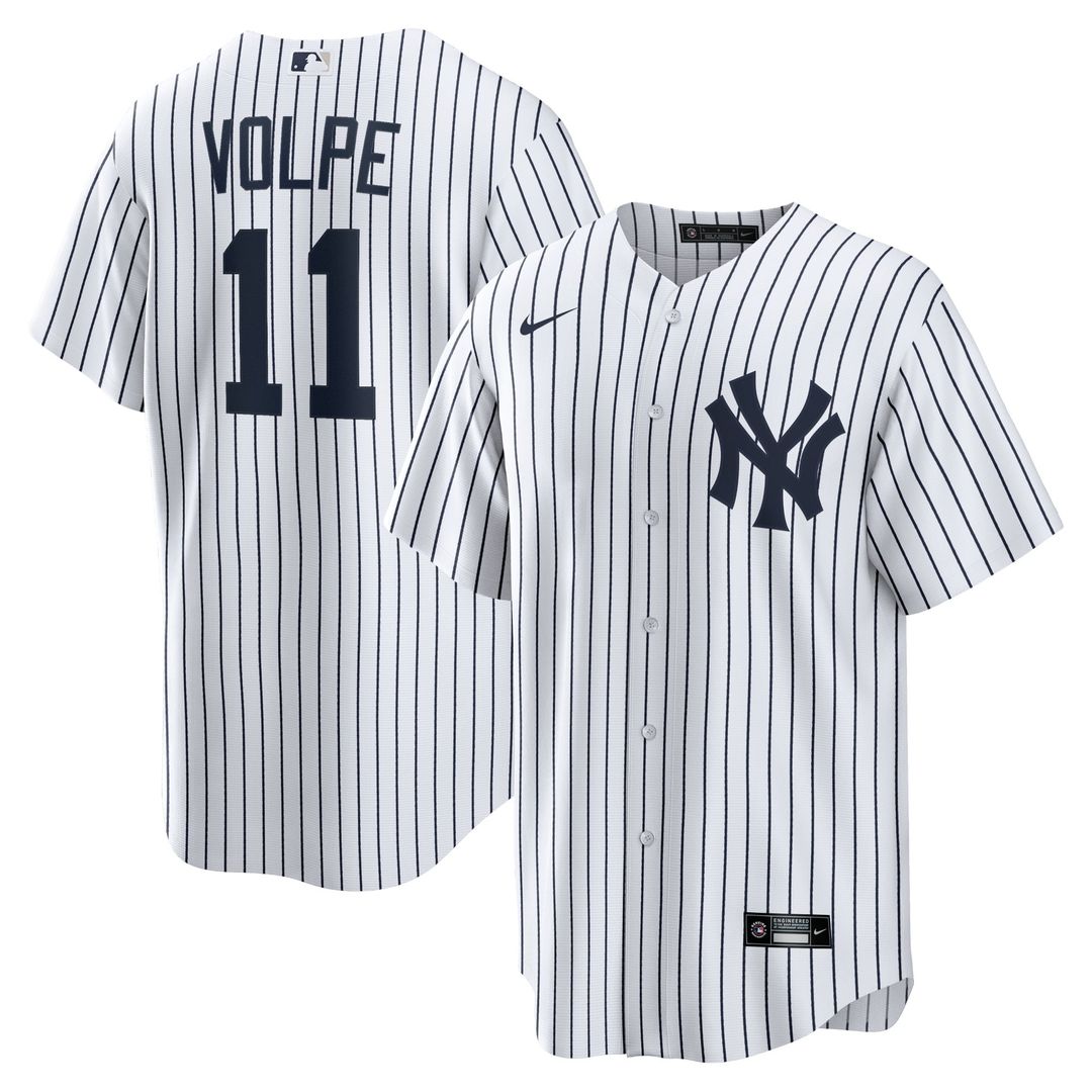 New York Yankees Anthony Volpe White Home Replica Baseball Jersey