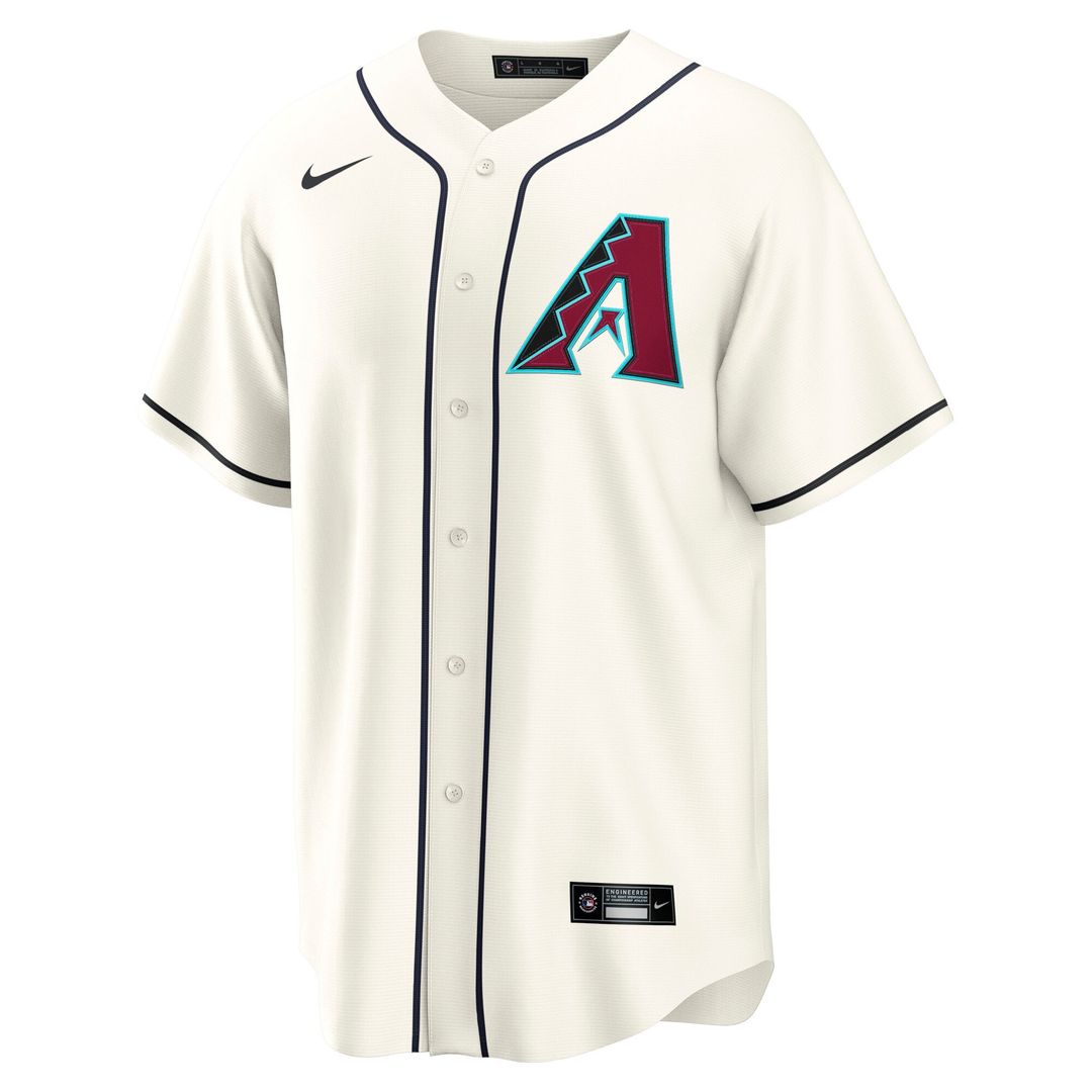 Arizona Diamondbacks Corbin Carroll Cream Home Replica Baseball Jersey | MLB Baseball Jersey