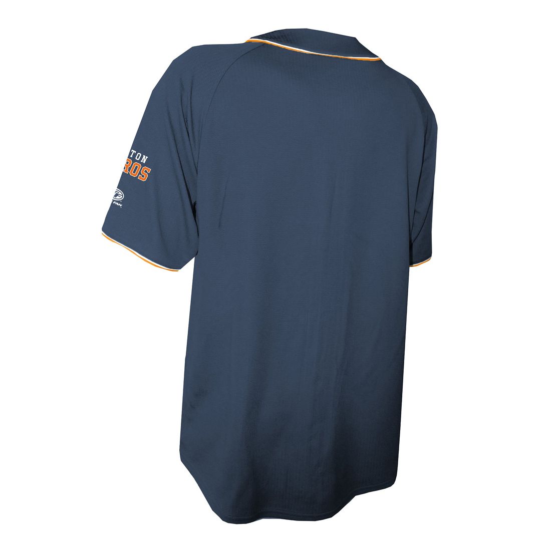 Houston Astros Stitches Navy Team Color Full-Button Fashion Baseball Jersey | MLB Baseball Jersey