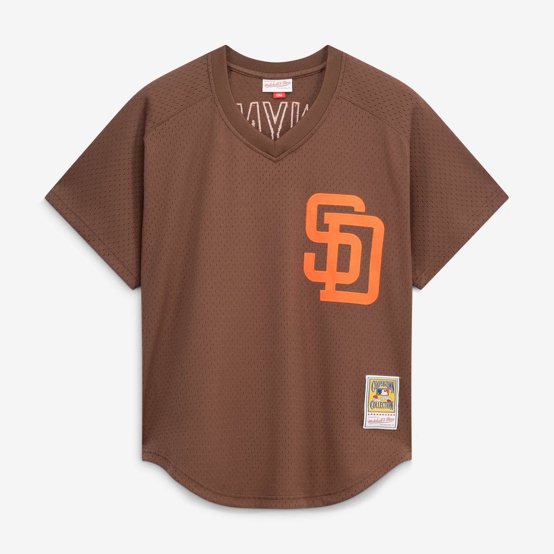 San Diego Padres Tony Gwynn Brown Authentic Batting Practice Baseball Jersey | MLB Baseball Jersey
