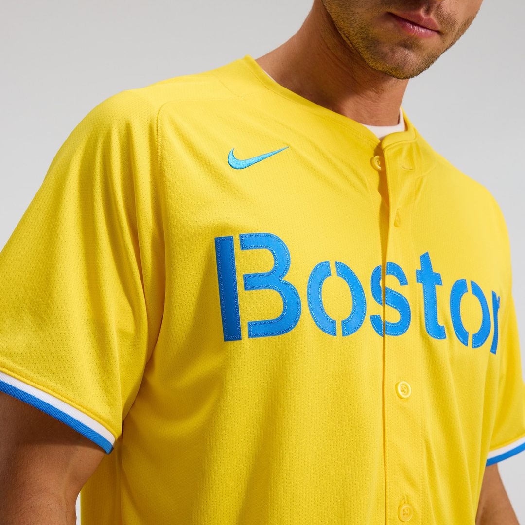 Boston Red Sox Gold City Connect Limited Baseball Jersey | MLB Baseball Jersey