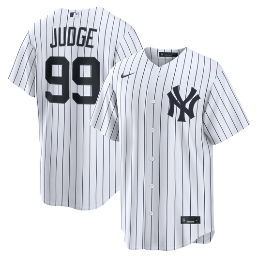 New York Yankees Aaron Judge White Home Replica Baseball Jersey