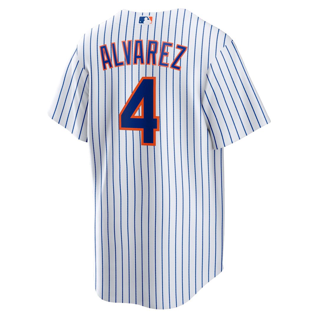 New York Mets Francisco Alvarez White Replica Baseball Jersey | MLB Baseball Jersey