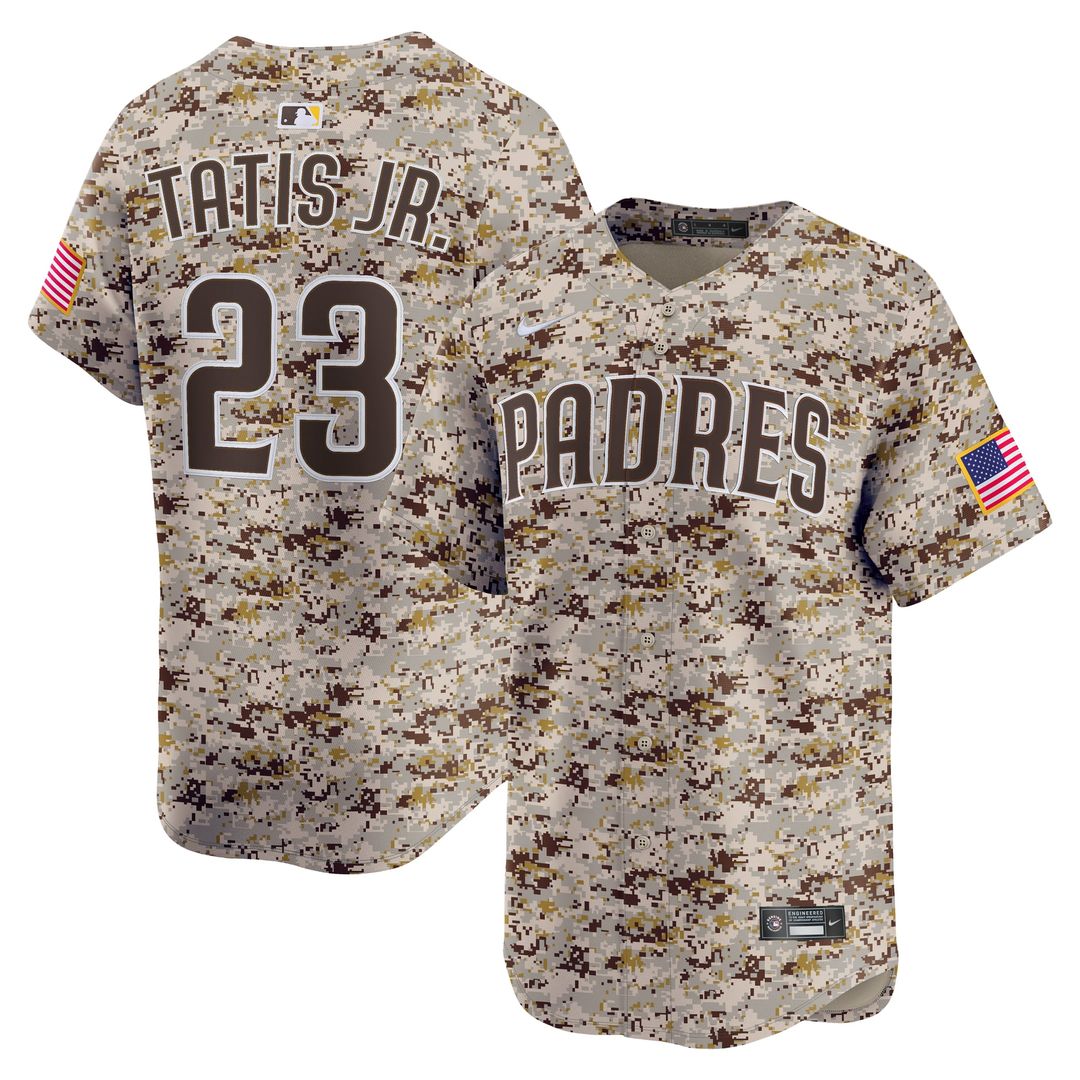 San Diego Padres Fernando Tatis Jr. Camo Alternate 2 Limited Baseball Jersey