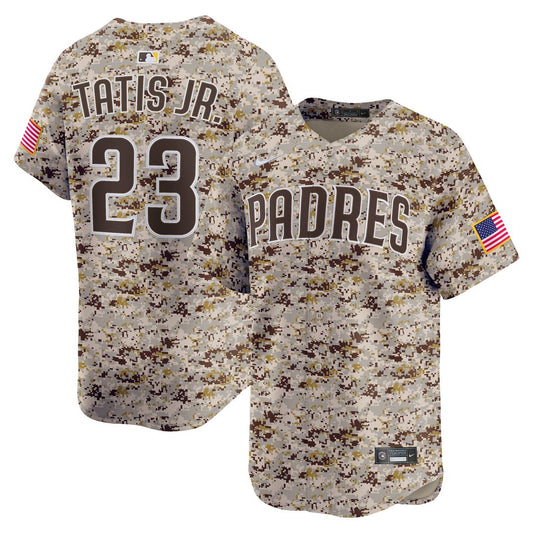 San Diego Padres Fernando Tatis Jr. Camo Alternate 2 Limited Baseball Jersey