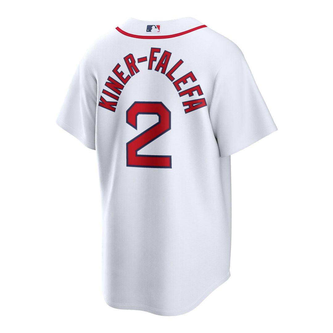 Boston Red Sox Isiah Kiner-Falefa White Home Replica Baseball Jersey | MLB Baseball Jersey