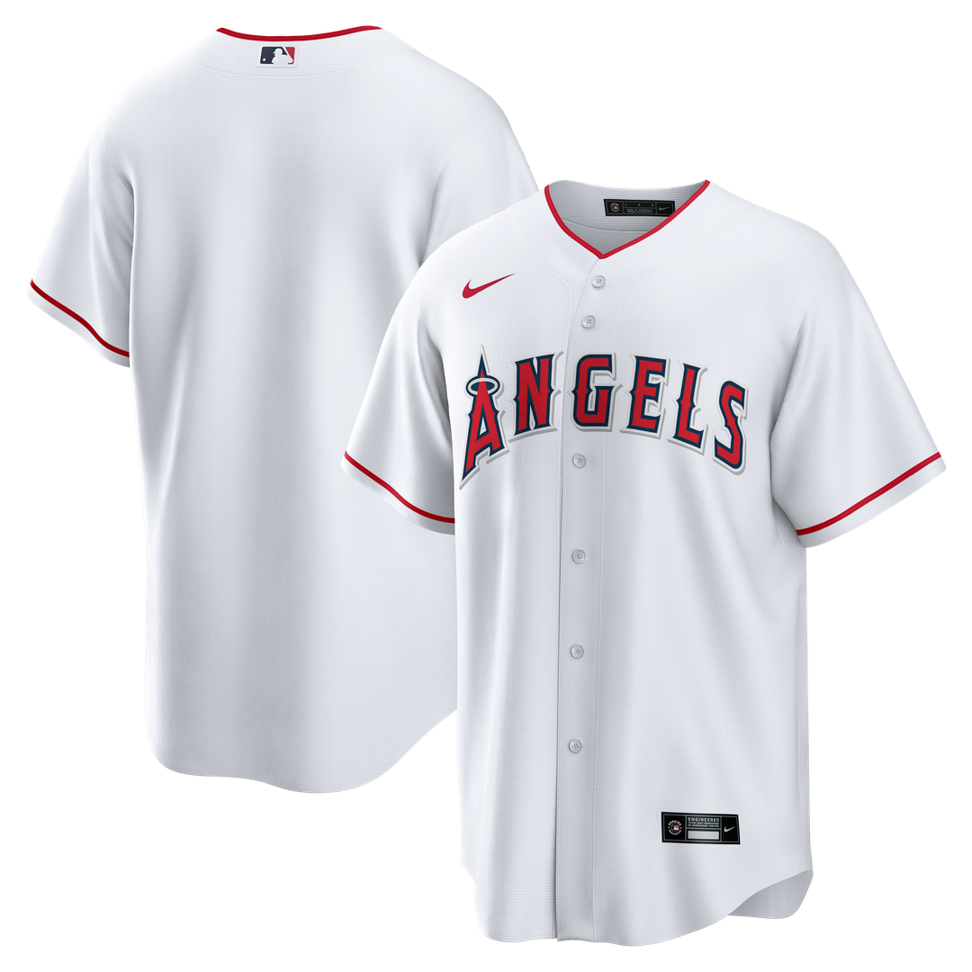 Los Angeles Angels White Home Big & Tall Replica Baseball Jersey
