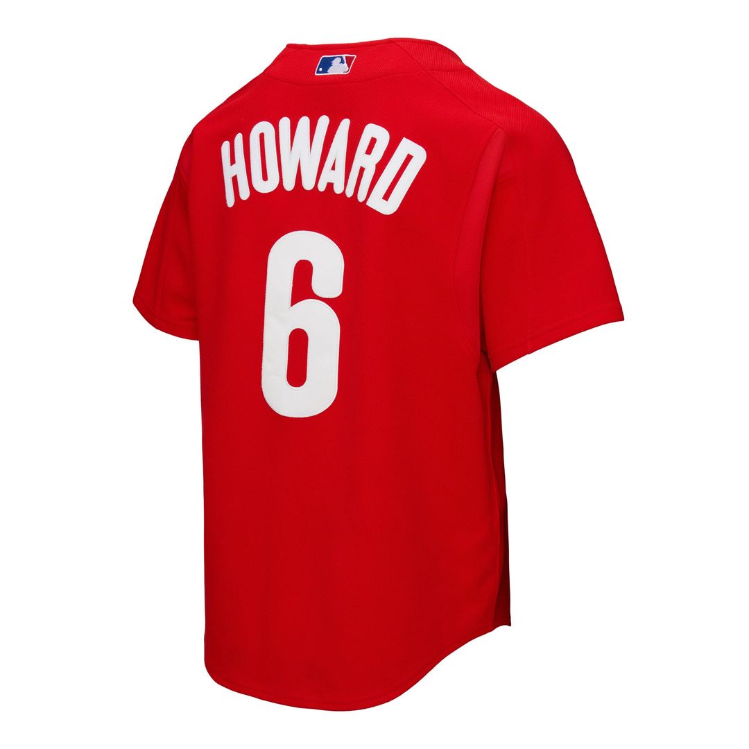 Philadelphia Phillies Ryan Howard Red Big & Tall Cooperstown Mesh Batting Practice Baseball Jersey | MLB Baseball Jersey