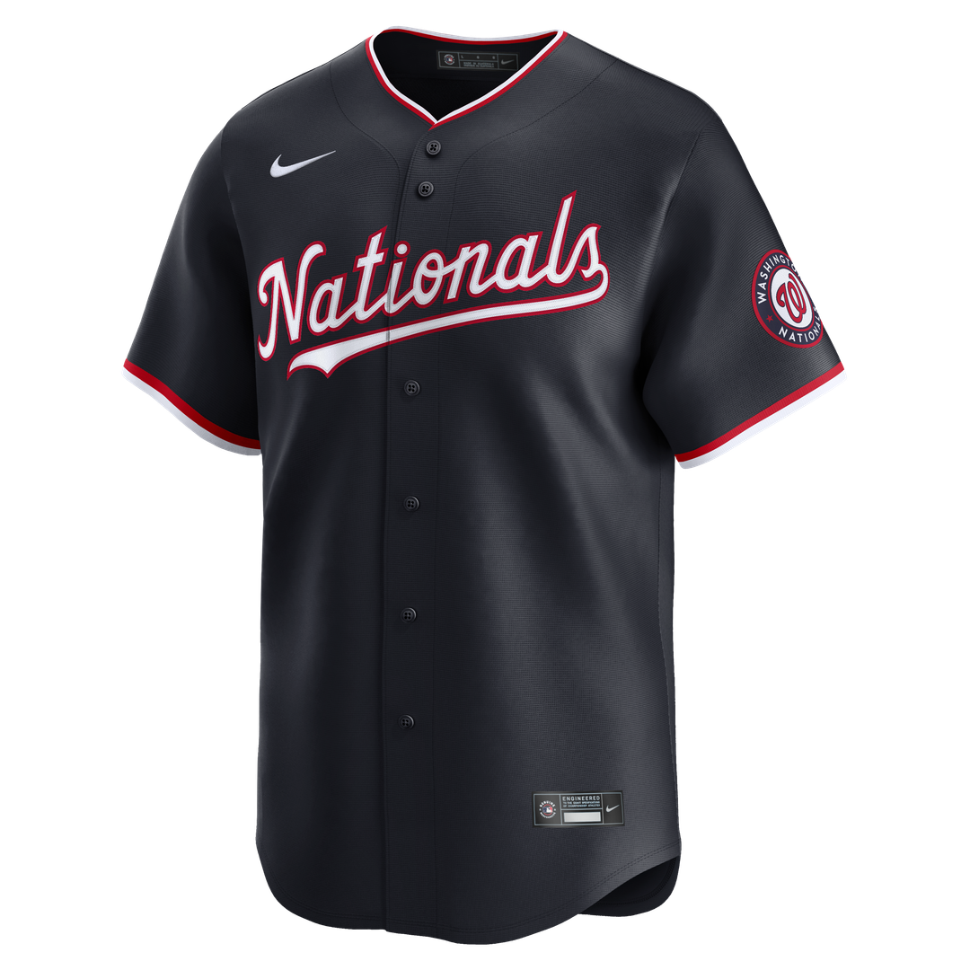 Washington Nationals James Wood Navy Alternate Limited Baseball Jersey | MLB Baseball Jersey