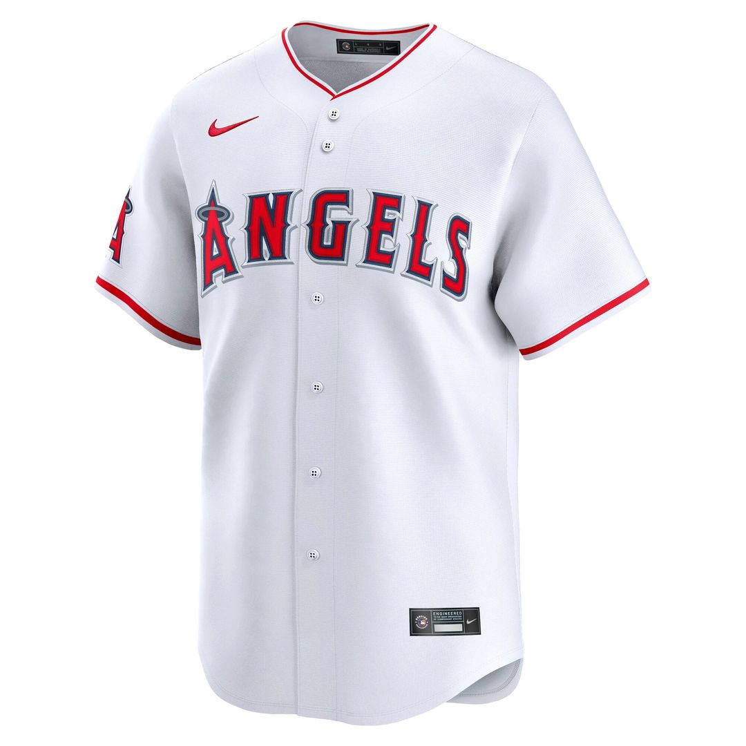 Los Angeles Angels White Home Limited Baseball Jersey | MLB Baseball Jersey