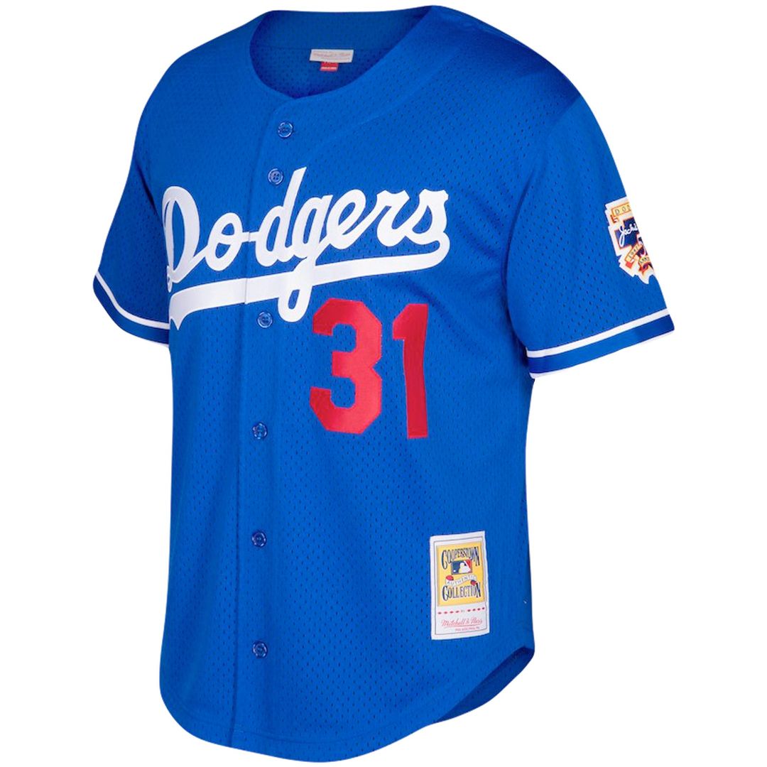Los Angeles Dodgers Mike Piazza Royal Big & Tall Cooperstown Mesh Batting Practice Baseball Jersey | MLB Baseball Jersey