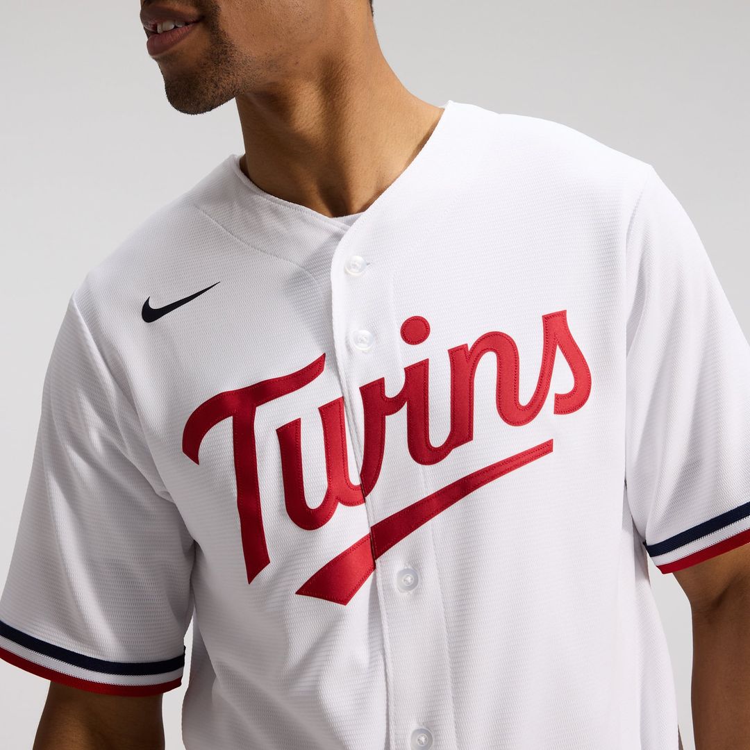 Minnesota Twins White Home Replica Team Baseball Jersey | MLB Baseball Jersey