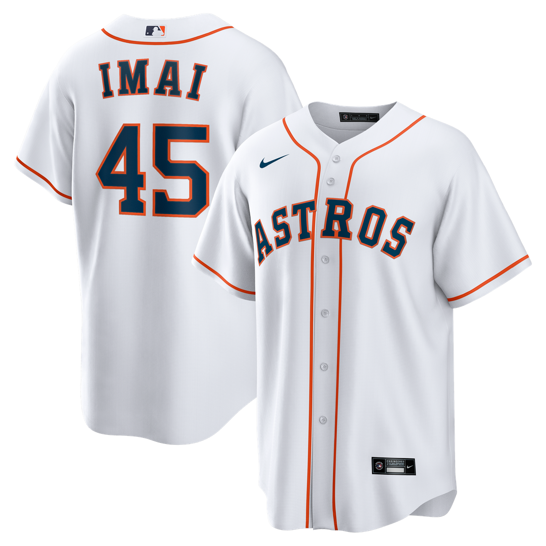 Houston Astros Tatsuya Imai White Home Replica Baseball Jersey