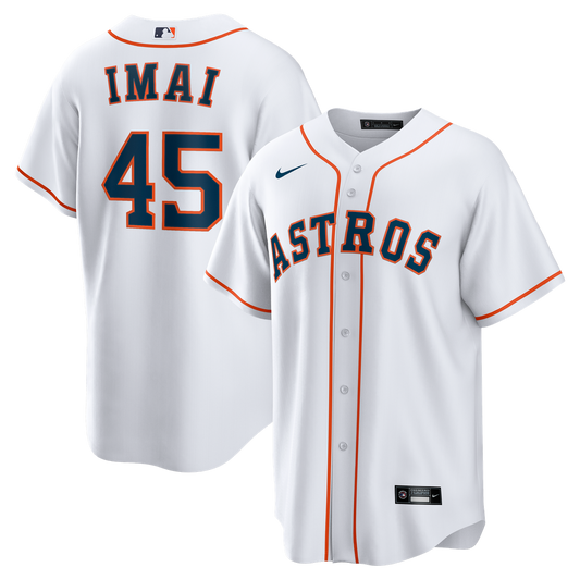 Houston Astros Tatsuya Imai White Home Replica Baseball Jersey