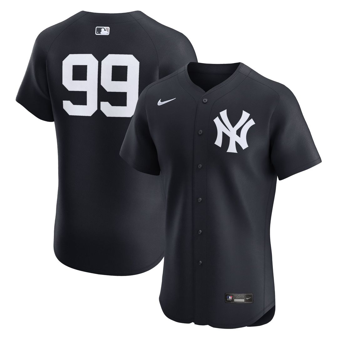 New York Yankees Aaron Judge Navy Alternate 2 Elite Baseball Jersey