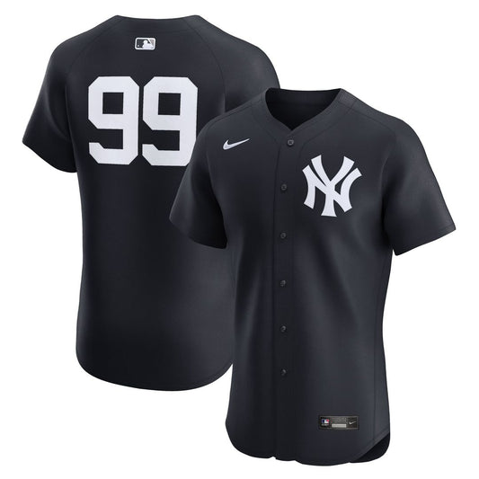 New York Yankees Aaron Judge Navy Alternate 2 Elite Baseball Jersey