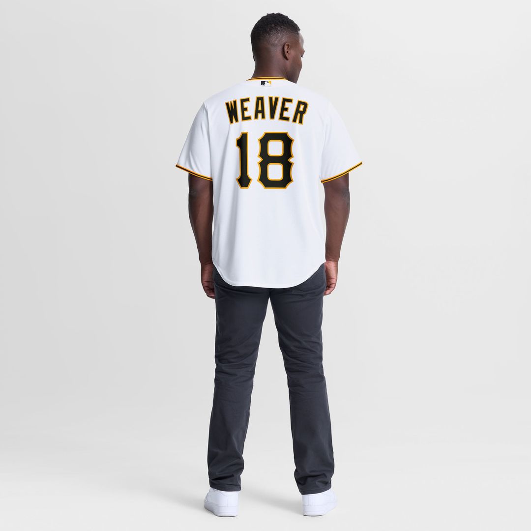 Pittsburgh Pirates Luke Weaver White Home Replica Baseball Jersey | MLB Baseball Jersey