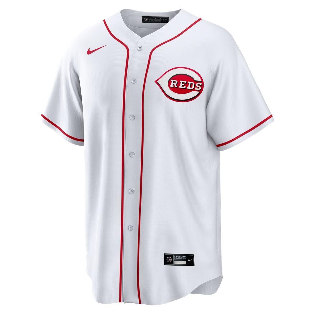 Cincinnati Reds Eugenio Suárez White Home Replica Baseball Jersey | MLB Baseball Jersey