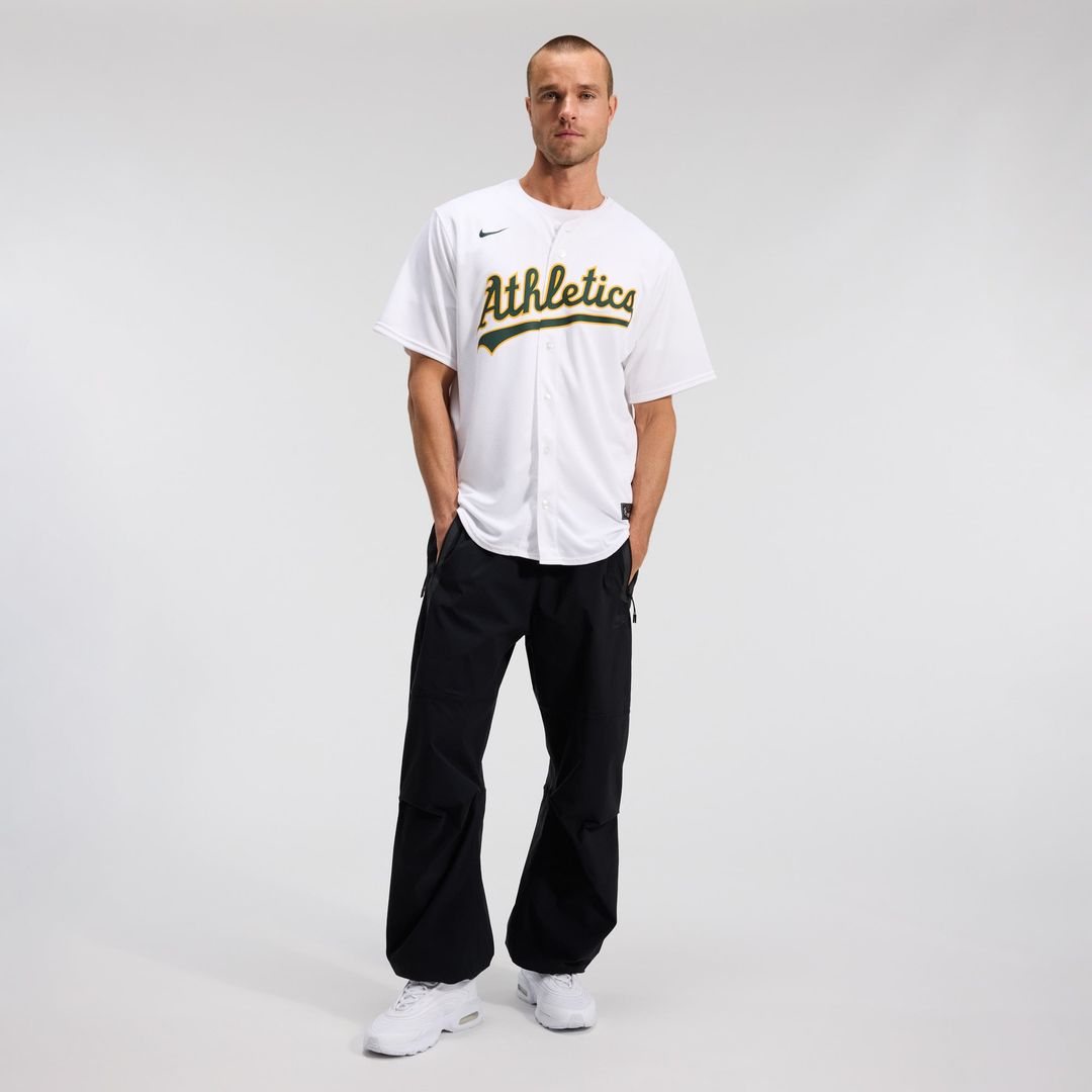 Athletics White Home Replica Team Baseball Jersey | MLB Baseball Jersey