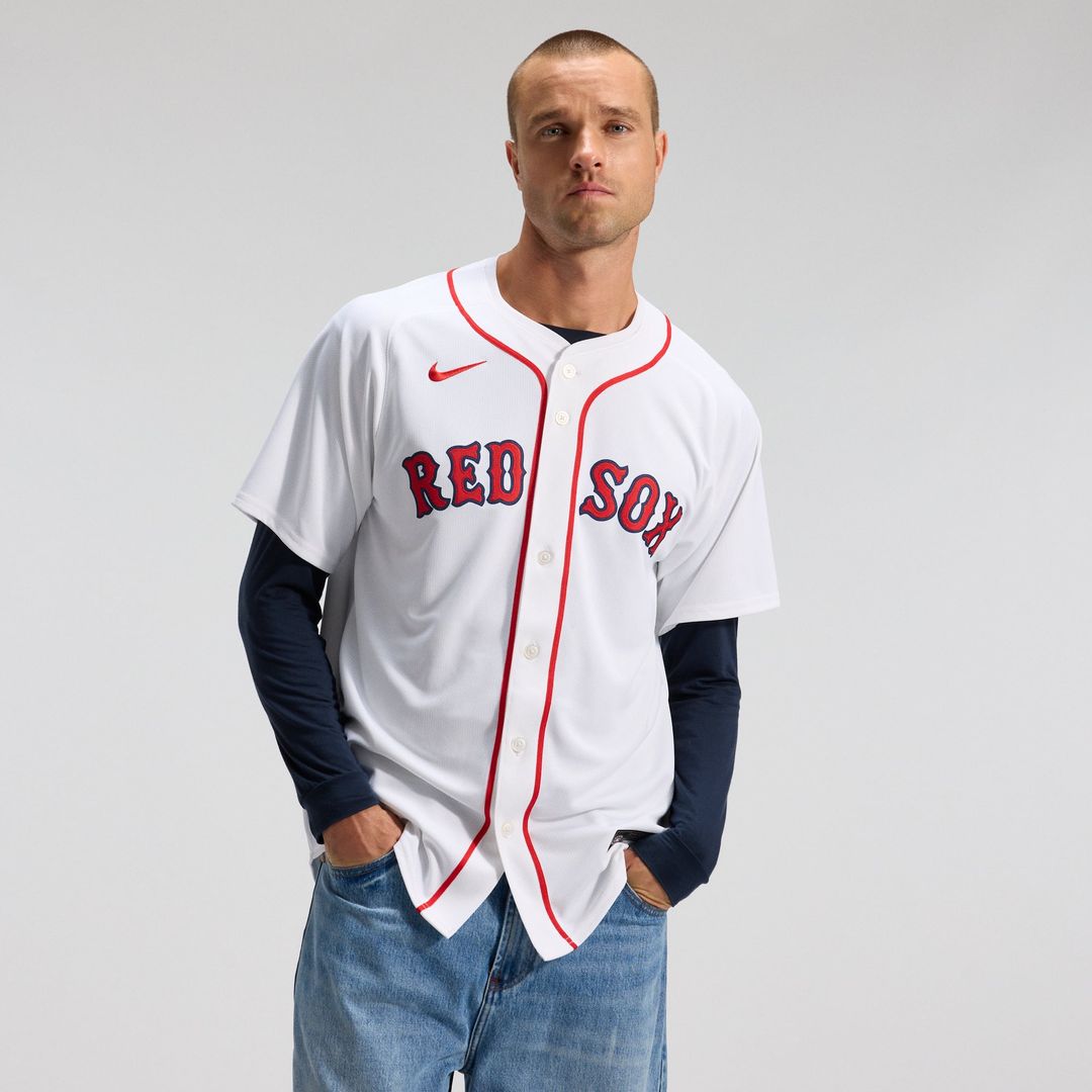 Boston Red Sox White Home Limited Baseball Jersey