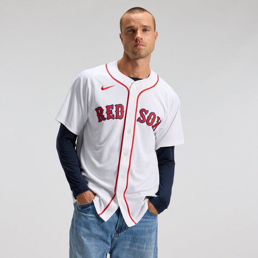 Boston Red Sox White Home Limited Baseball Jersey