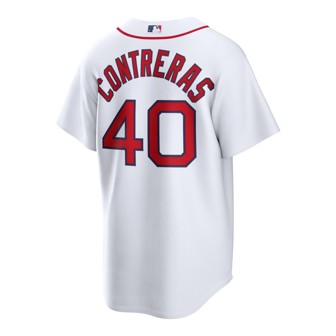 Boston Red Sox Willson Contreras White Home Replica Baseball Jersey | MLB Baseball Jersey
