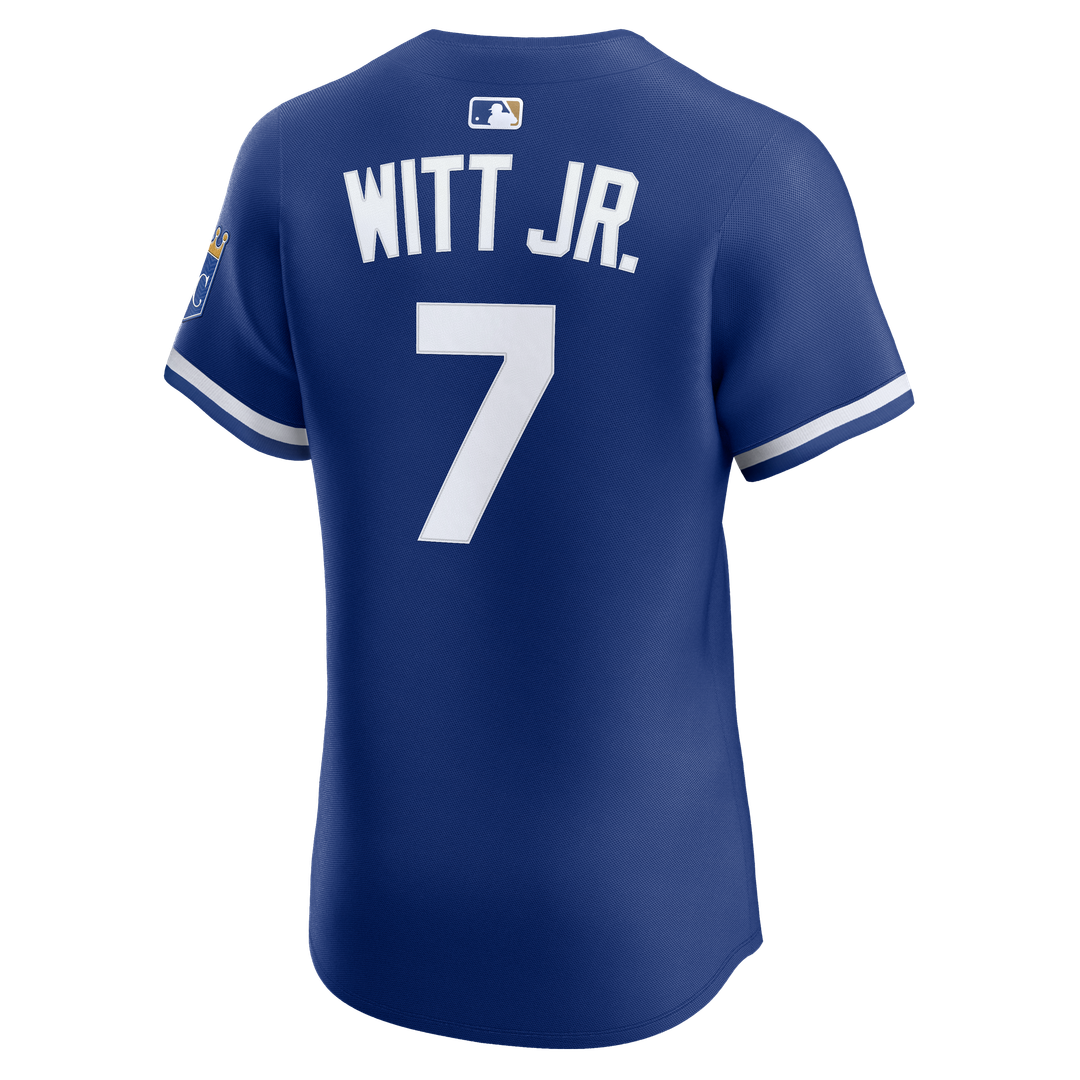 Kansas City Royals Bobby Witt Jr. Royal Alternate 2 Elite Baseball Jersey | MLB Baseball Jersey