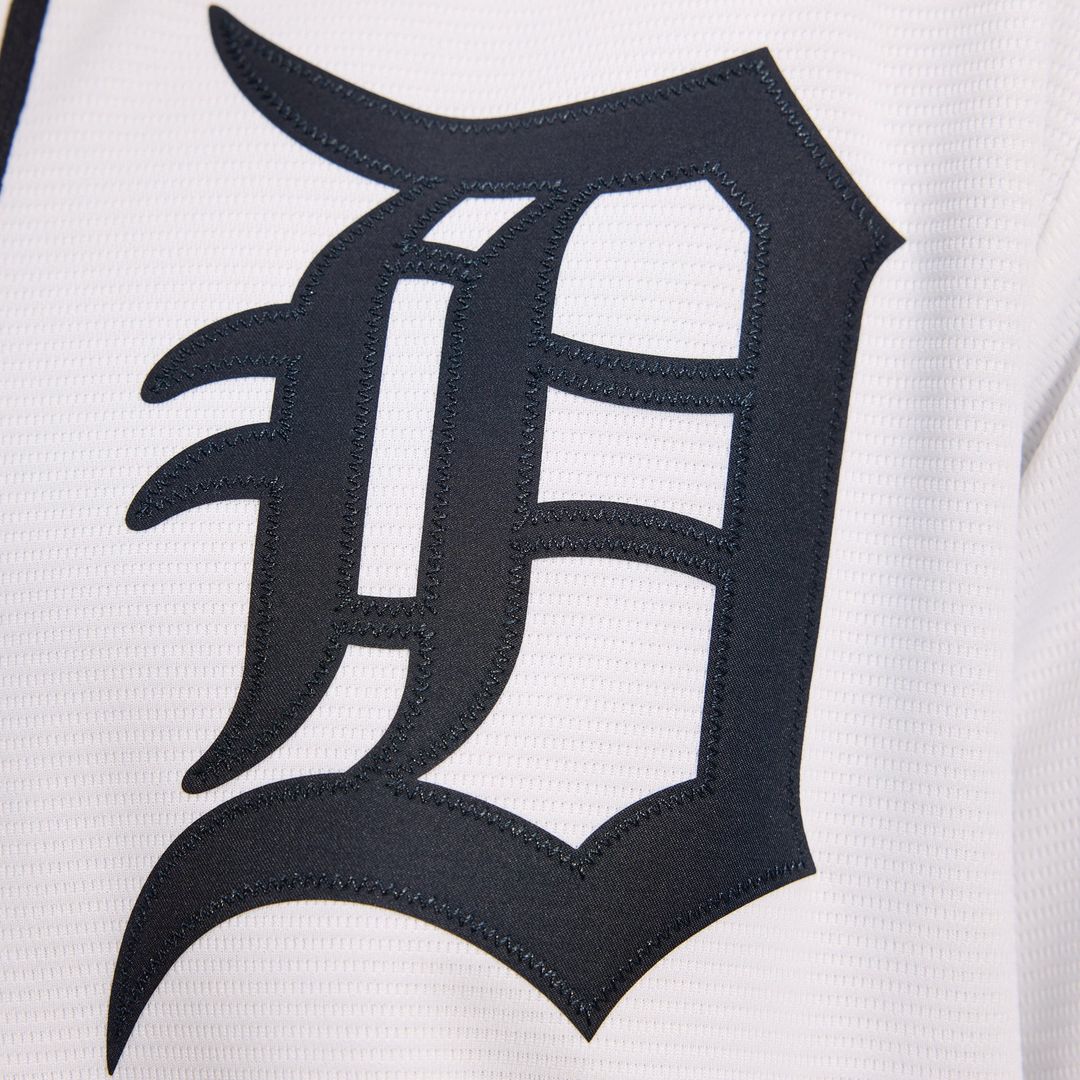 Detroit Tigers White Home Replica Baseball Jersey | MLB Baseball Jersey