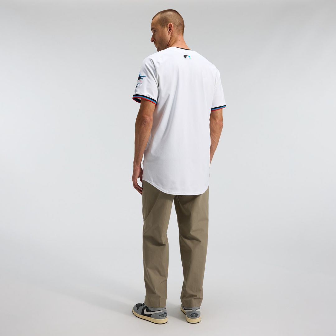 Miami Marlins White Home Elite Baseball Jersey | MLB Baseball Jersey