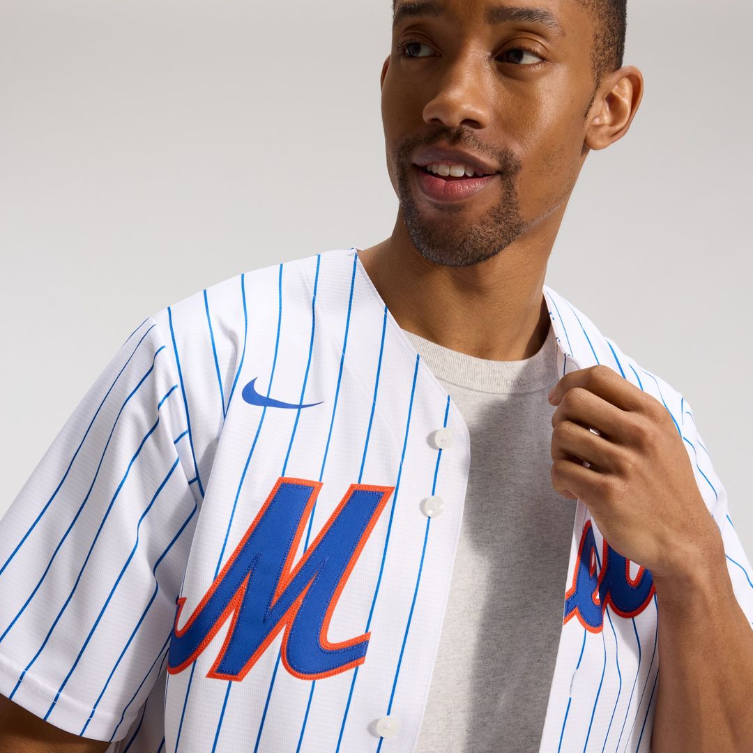 New York Mets White Home Replica Baseball Jersey | MLB Baseball Jersey