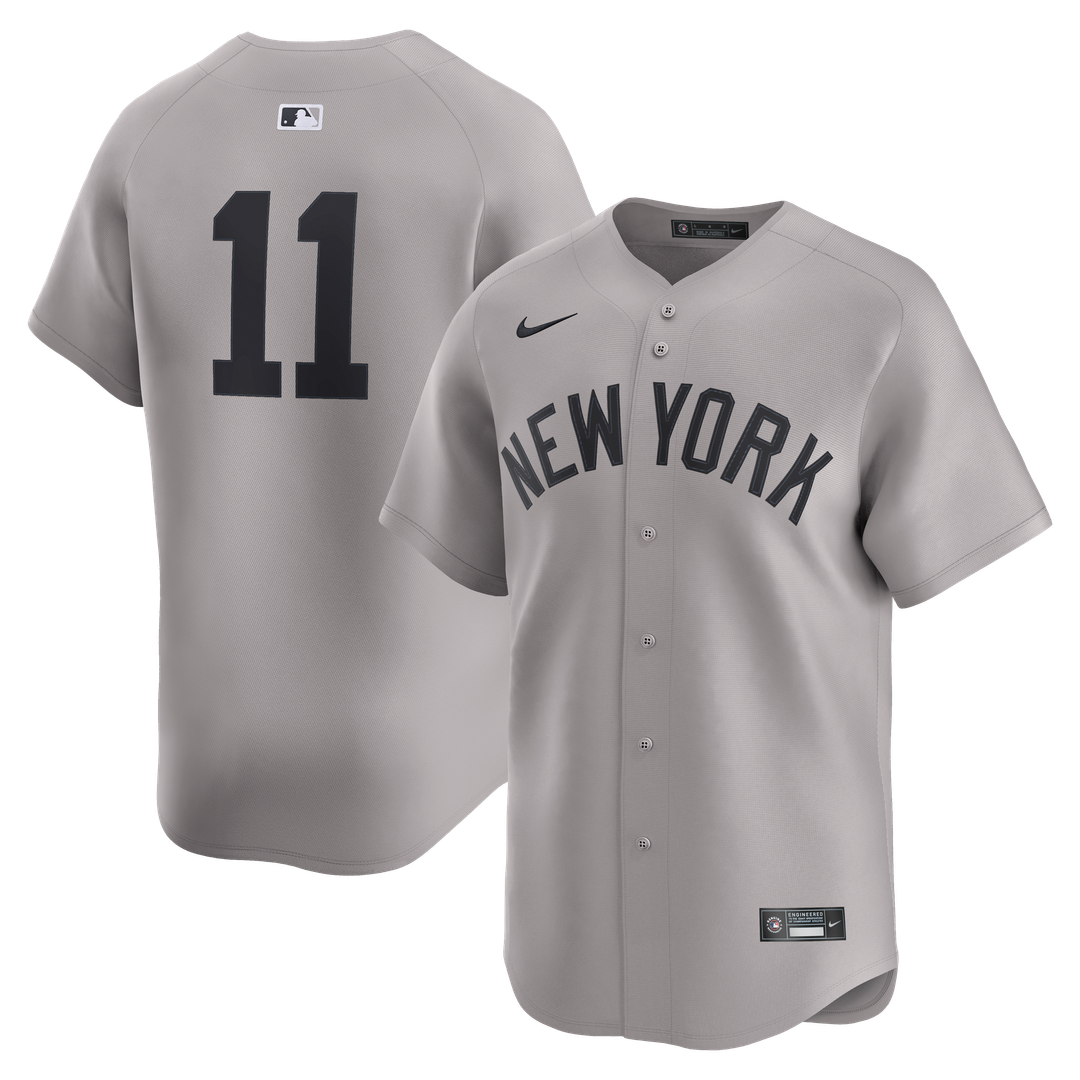 New York Yankees Anthony Volpe Gray Road Limited Baseball Jersey | MLB Baseball Jersey