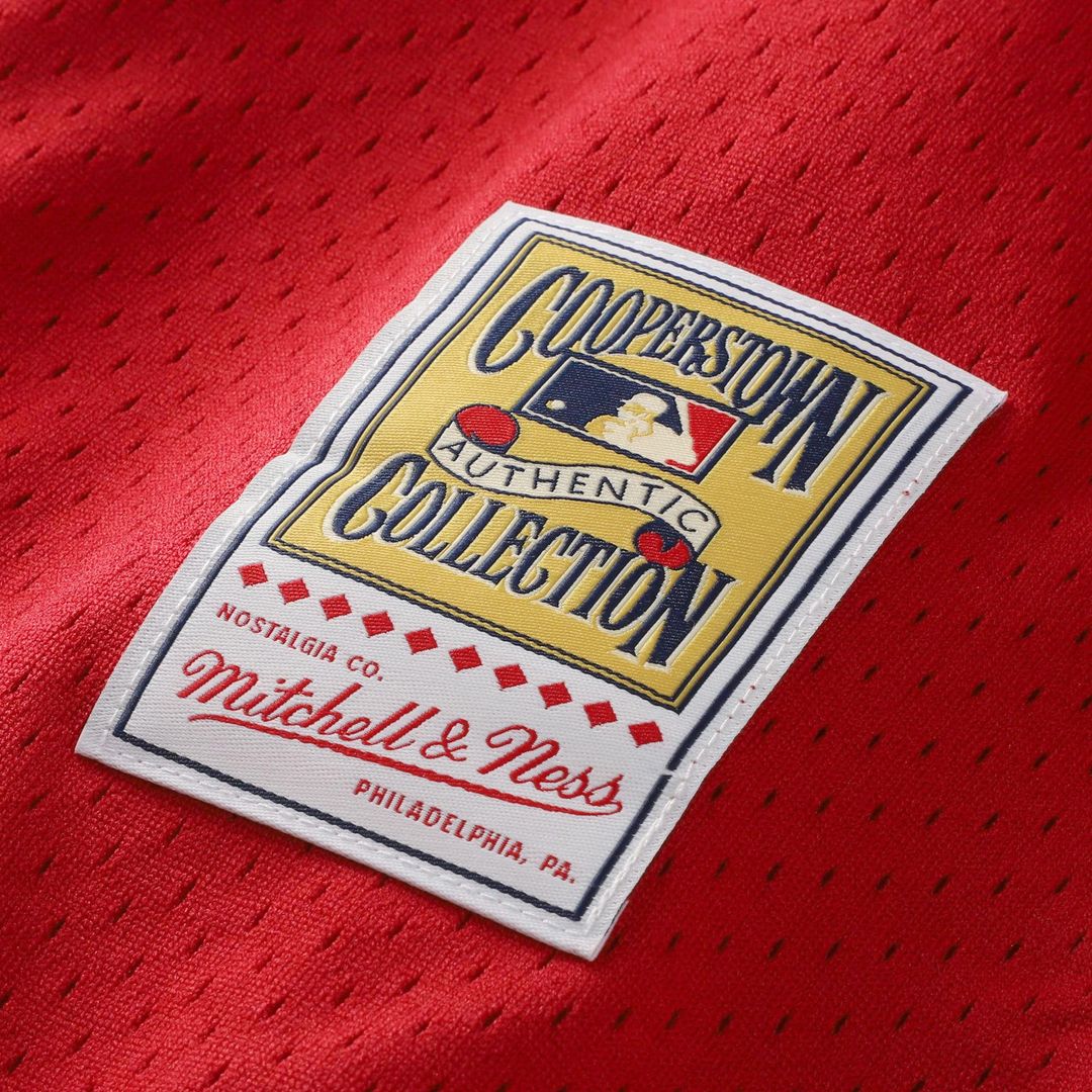 Cincinnati Reds Barry Larkin Black Cooperstown Collection Mesh Batting Practice Button-Up Baseball Jersey | MLB Baseball Jersey