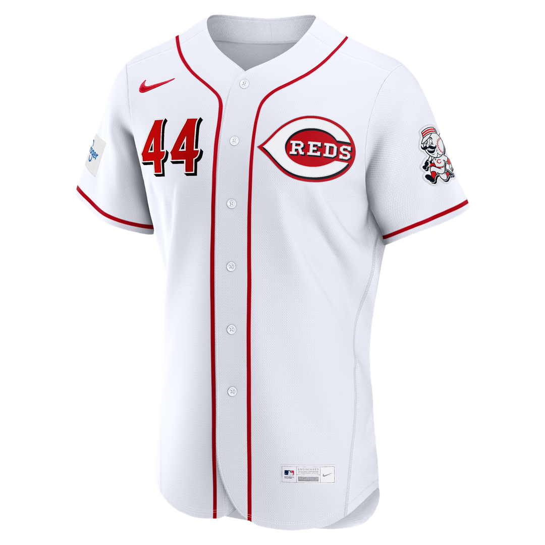 Cincinnati Reds Elly De La Cruz Red Alternate Authentic Sponsor Patch Baseball Jersey | MLB Baseball Jersey