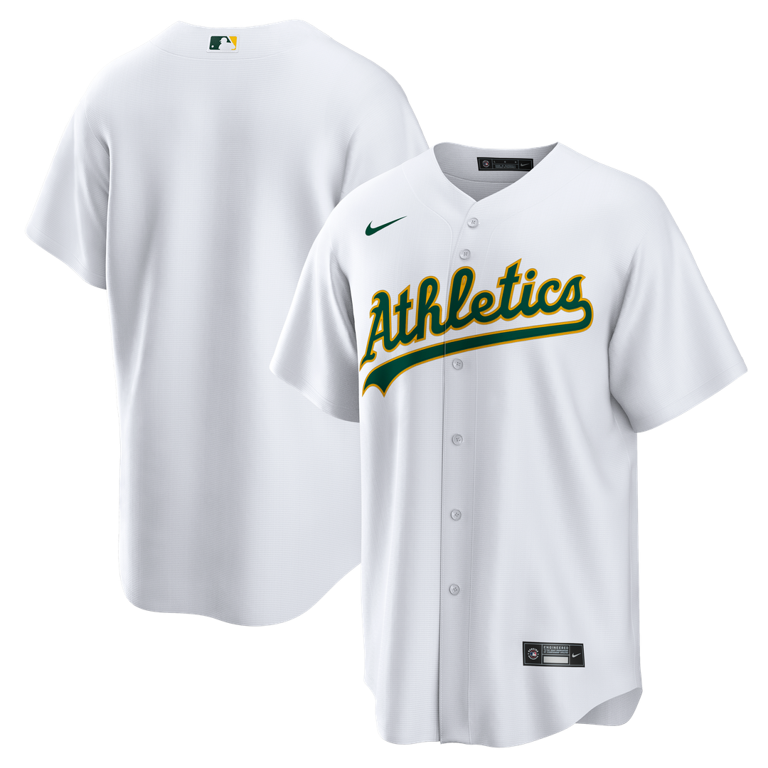 Athletics White Home Big & Tall Replica Baseball Jersey