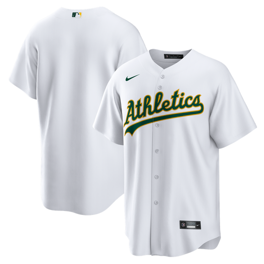Athletics White Home Big & Tall Replica Baseball Jersey