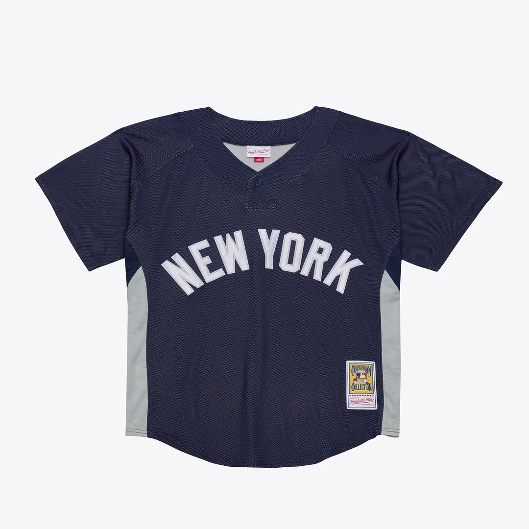 New York Yankees CC Sabathia Navy 2009 Authentic Batting Practice Baseball Jersey