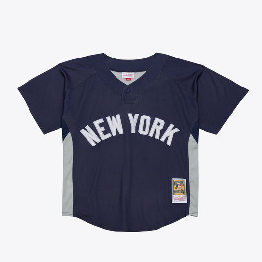 New York Yankees CC Sabathia Navy 2009 Authentic Batting Practice Baseball Jersey