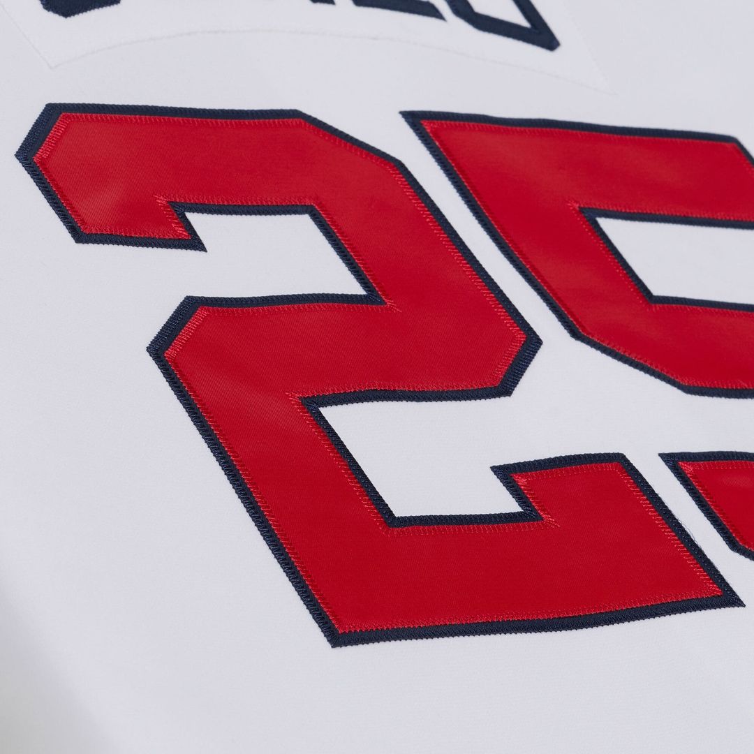 Atlanta Braves Andruw Jones White 2005 Authentic Baseball Jersey | MLB Baseball Jersey