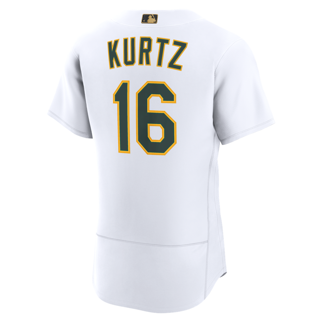 Athletics Nick Kurtz White MLB Awards Authentic Baseball Jersey