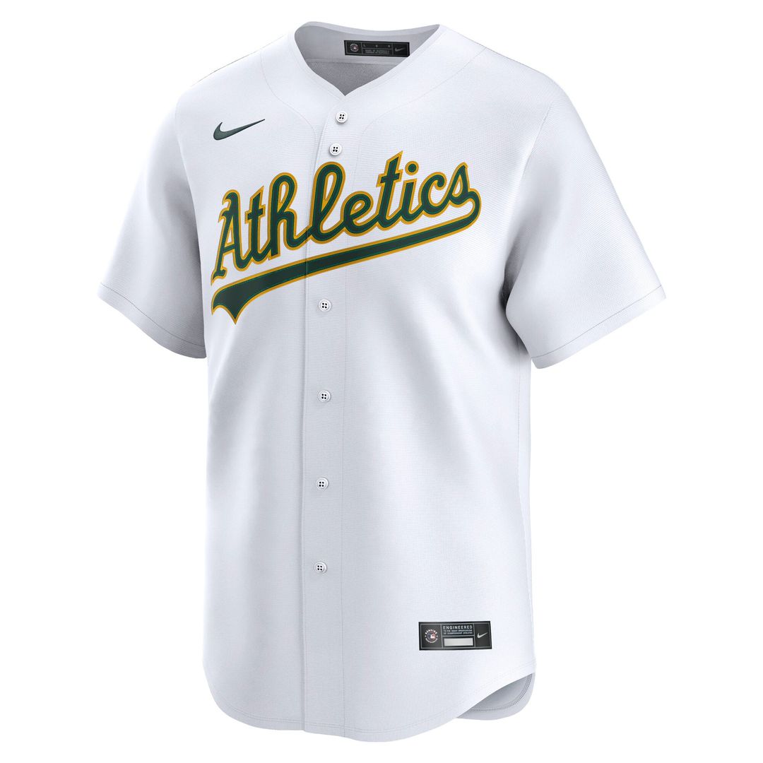 Athletics White Home Replica Team Baseball Jersey | MLB Baseball Jersey